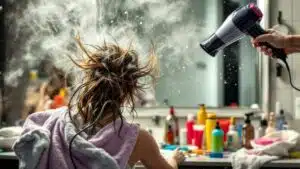 common blow drying mistakes