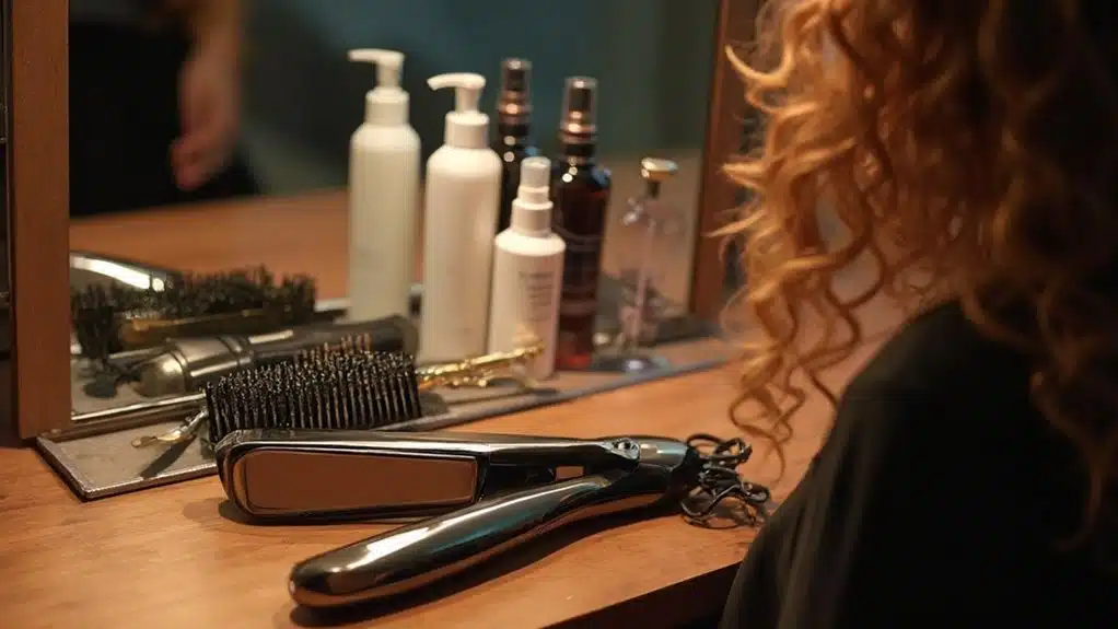 essential tools for straightening curls
