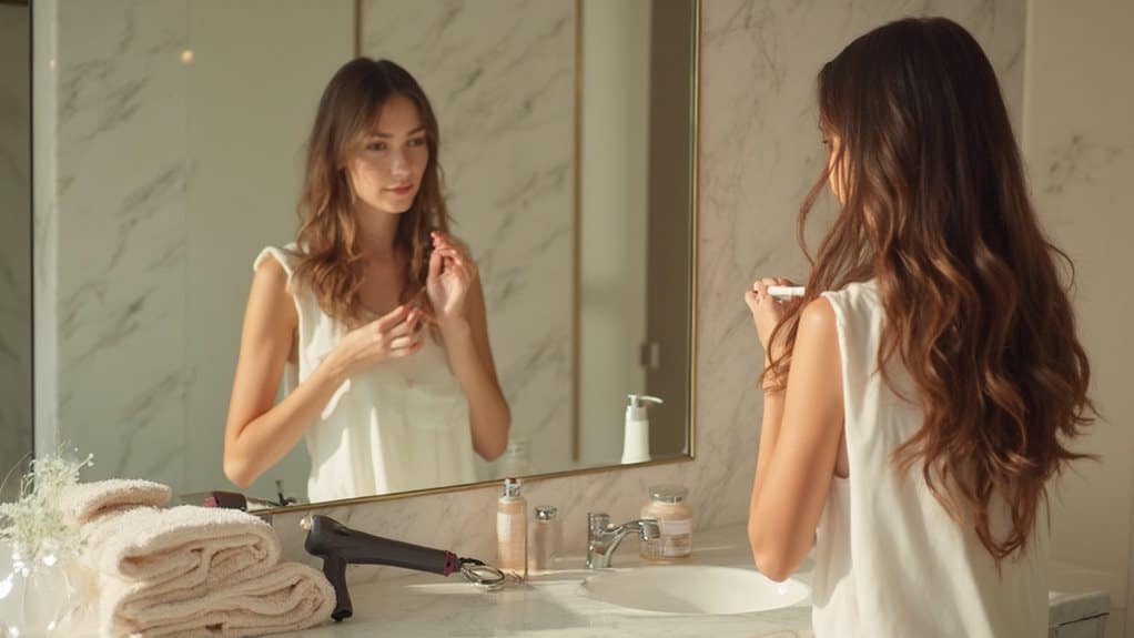 hair preparation before blow drying