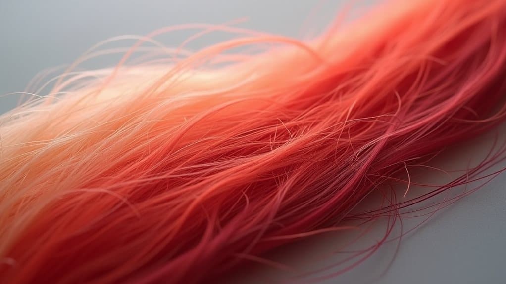Wissenschaft der roten Haarfärbemittel