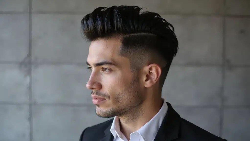 klassische moderne Pompadour-Eleganz