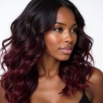 Farbtrends für schwarze Haare
