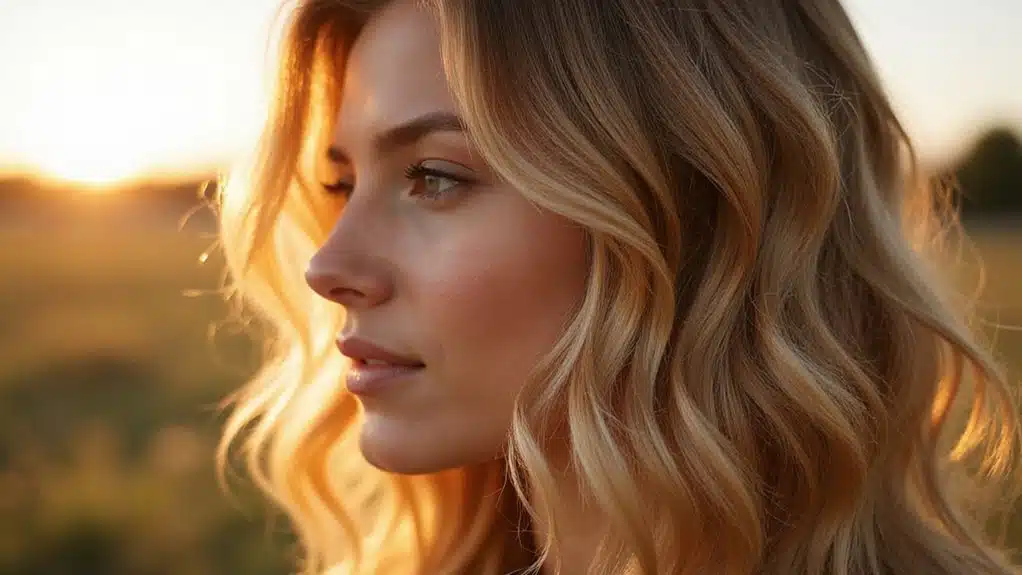 karamell blonde Haar Trend