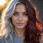 Dramatische Farbveränderungen für graue Haare