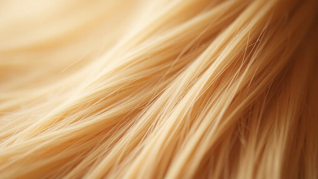 mühelose blonde Haartransformation