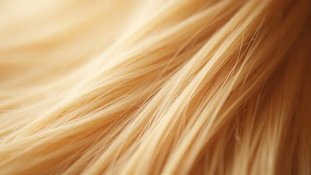 mühelose blonde Haartransformation