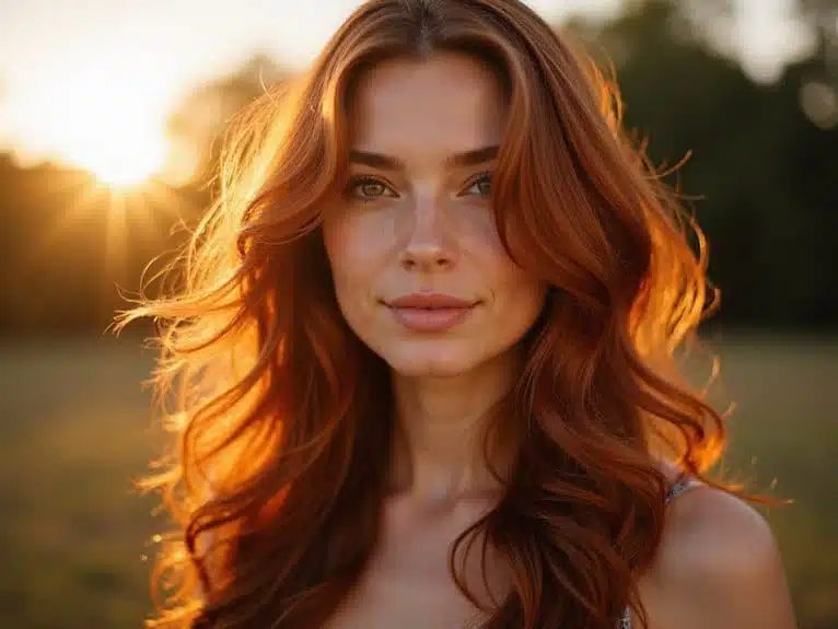rote Haare welcher Farbton