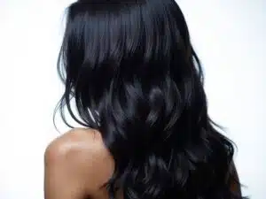 temporäre schwarze Haarfarbe