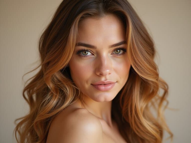 Honigbrauner Haar-Trend
