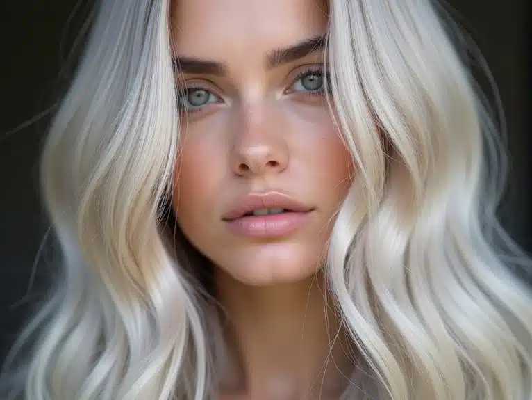 Aschblond ist matt und perfekt