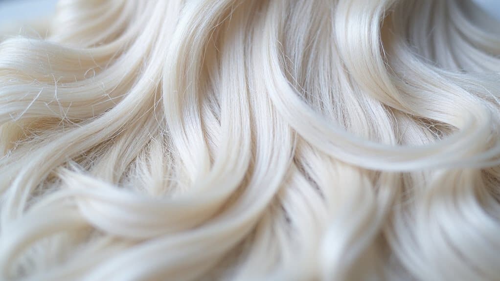platinblonde Haarverwandlung