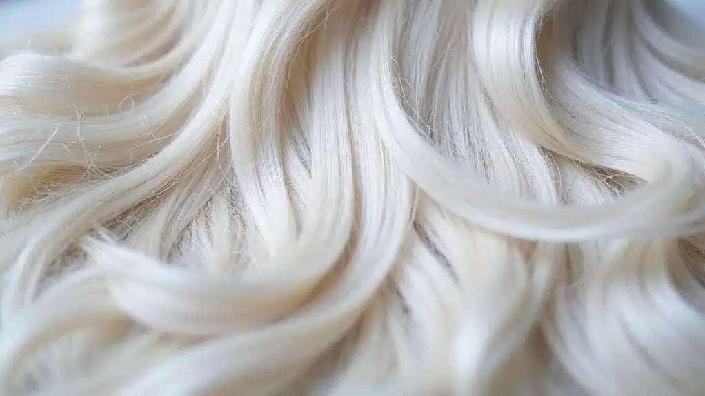 platinblonde Haarverwandlung