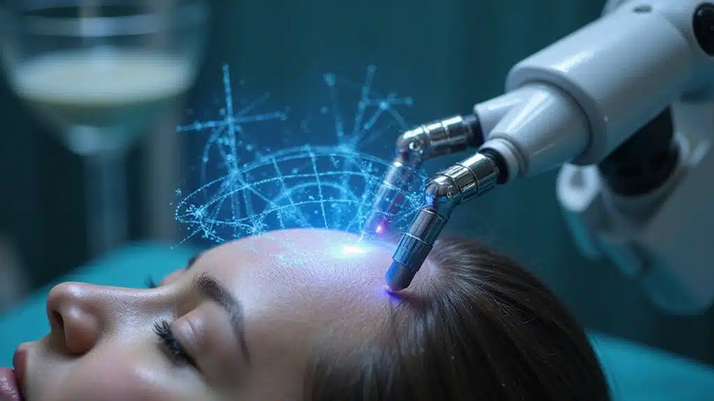 robotische Präzision bei der Haartransplantation