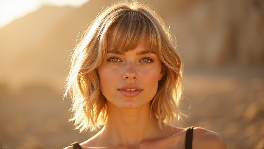 sonnenverwöhnte blonde Farbtrends