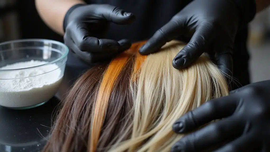 Haare zu weiß verwandeln