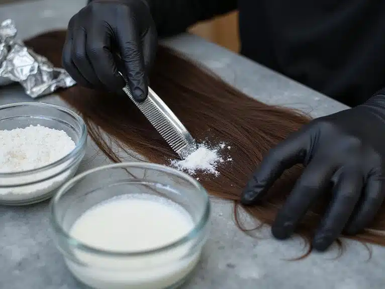 Anleitung zum Weißfärben der Haare