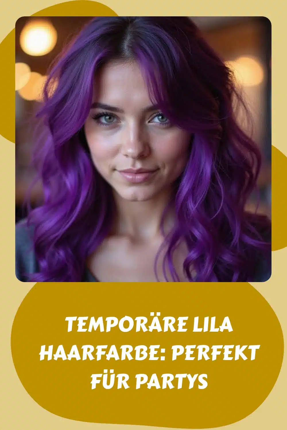 Temporäre Lila Haarfarbe: Perfekt Für Partys Temporaere Lila Haarfarbe Perfekt Fuer Partys generated pin 5095