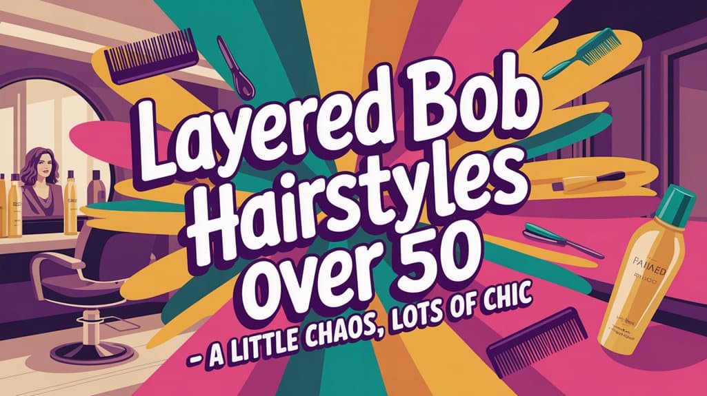 Gestufte Bob-Frisuren ab 50 – Ein bisschen Chaos, jede Menge Chic chic layered bobs for women j3jel