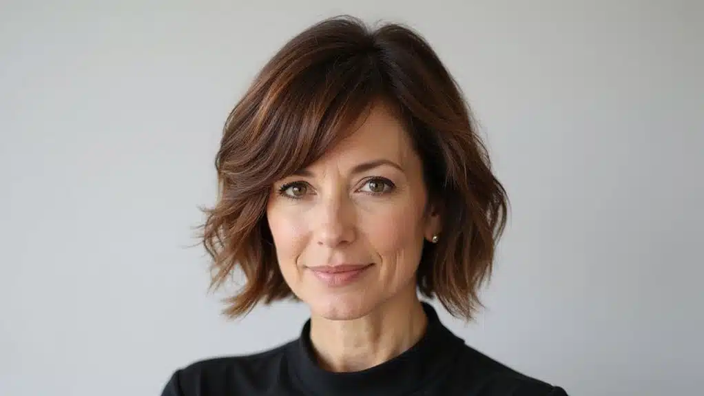 gestufte Bob-Frisuren für Volumen