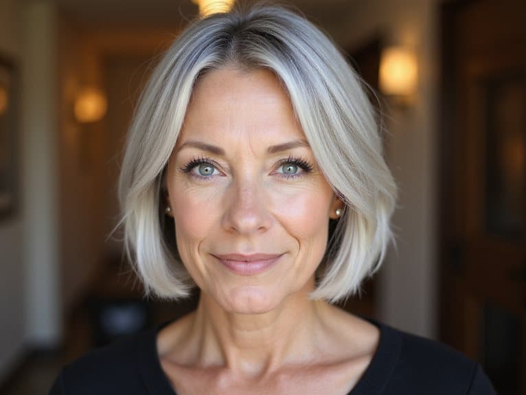 kurze Bob-Frisuren über 50