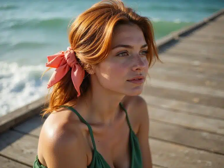 Im Sommer 2025 Nur Mit Scrunchie