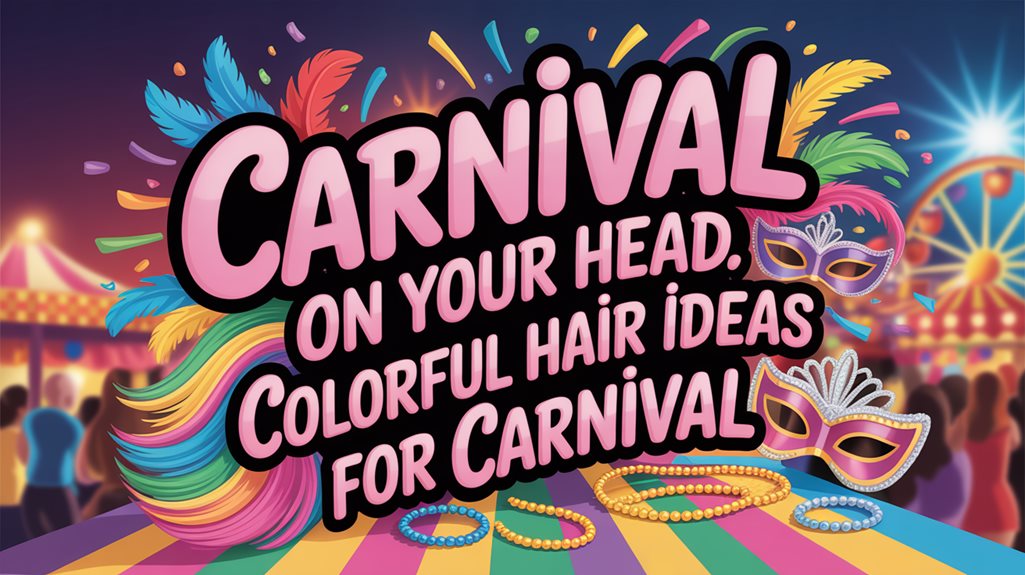 Hair Queens & Kings: Karneval auf deinem Kopf: Bunte Haar-Ideen für Karneval colorful carnival hair ideas n8cpi