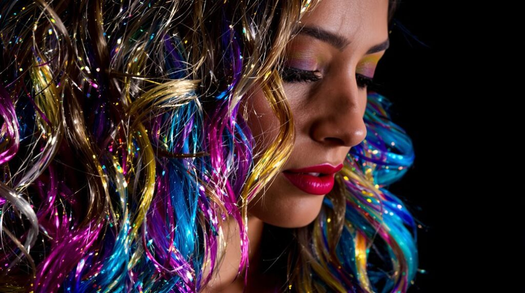 bunte Karneval-Frisuren-Ideen