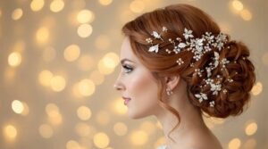 elegante Weihnachtsfrisuren-Ideen