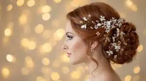 elegante Weihnachtsfrisuren-Ideen