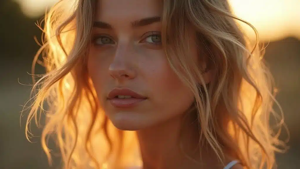 natürliches Volumen müheloses Styling