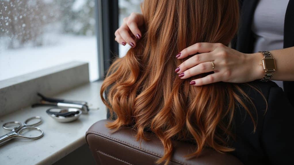 regelmäßige professionelle Haarpflege