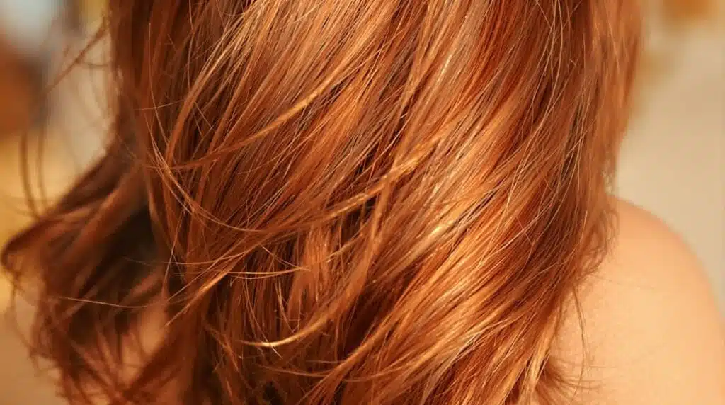 Herbst Haarfarben-Auffrischung