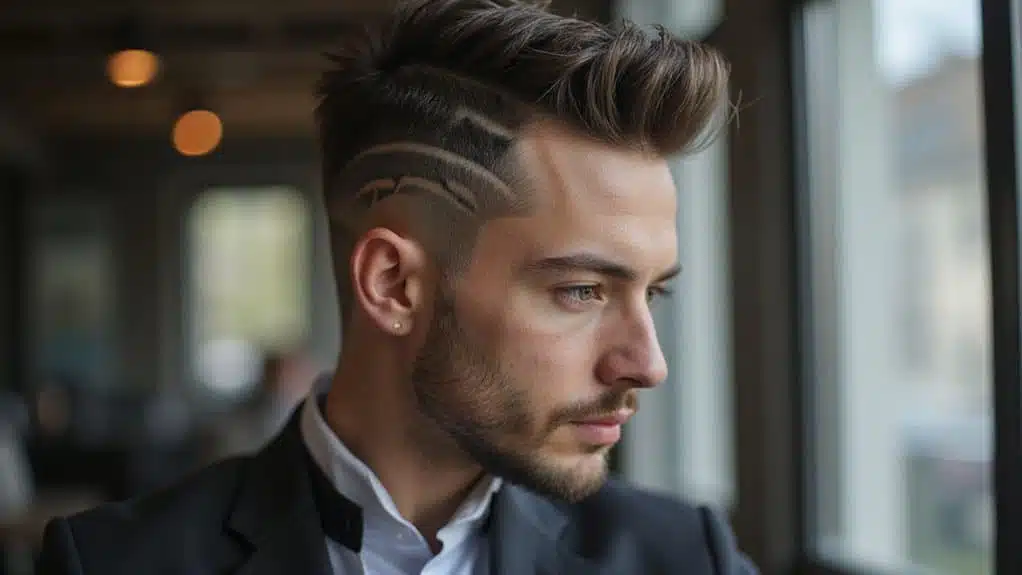 mutige experimentelle Frisuren für Männer