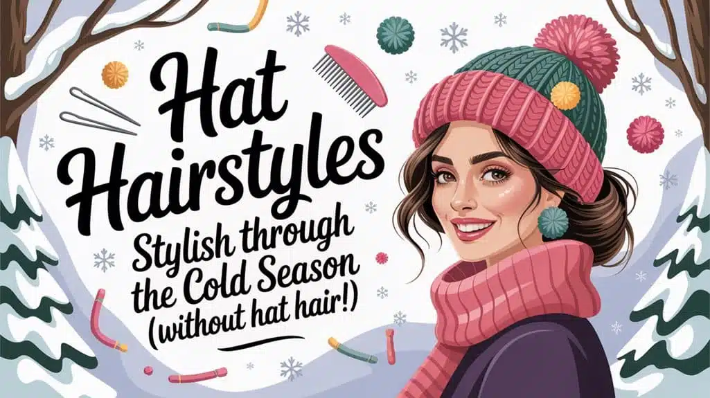 Hut-Frisuren: Stylisch durch die kalte Jahreszeit (ohne Hut-Haare!) hair queens kings.de hut frisuren stylisch durch die kalte jahreszeit ohne hut haare stylish winter hat hairstyles nz1ev