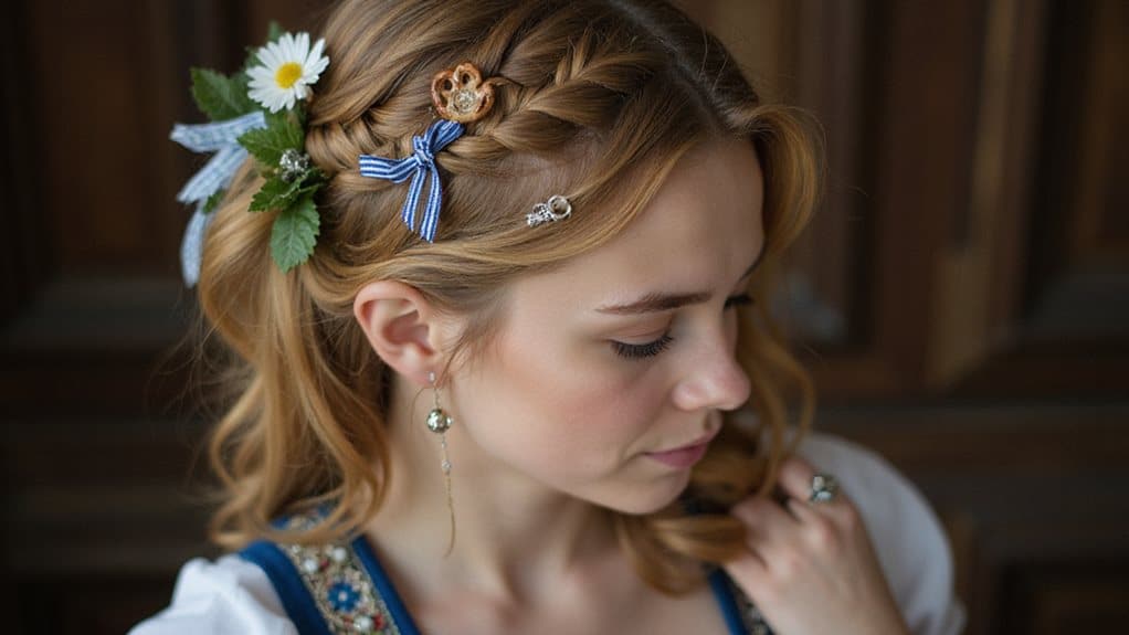 traditionelle deutsche Haaraccessoires