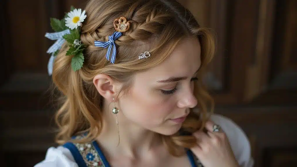 traditionelle deutsche Haaraccessoires