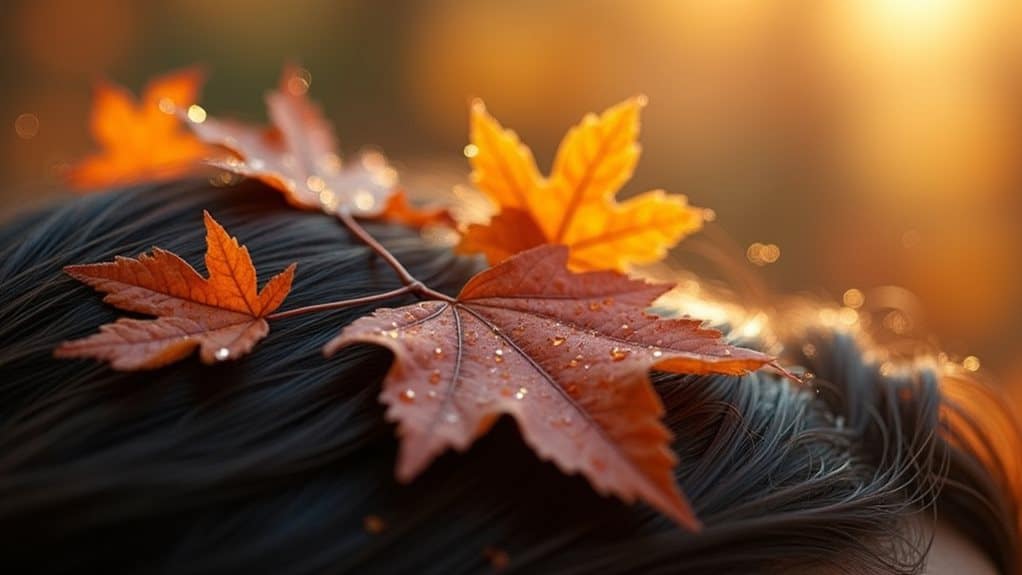 Herbst-Kopfhaut-Pflegeroutine