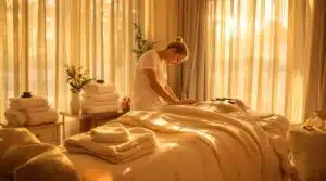 entspannende Massage gegen Verspannungen