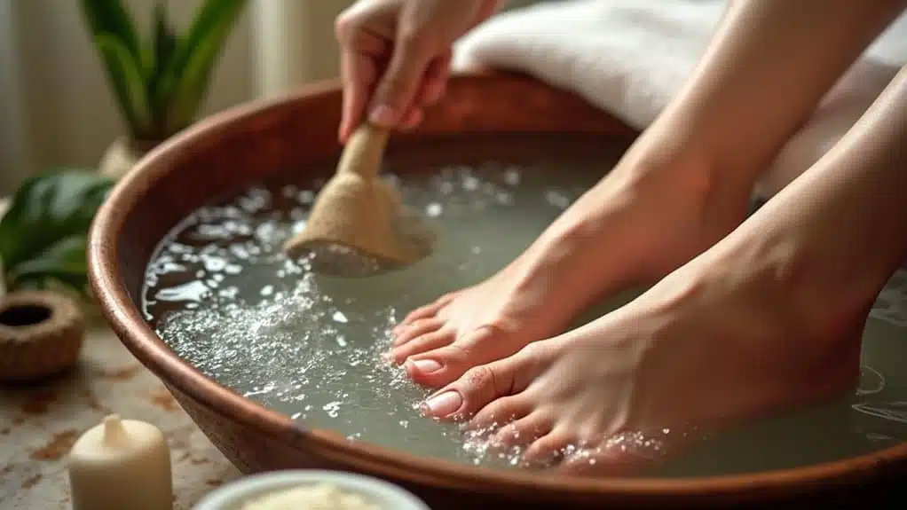 professionelles Peeling und Behandlung