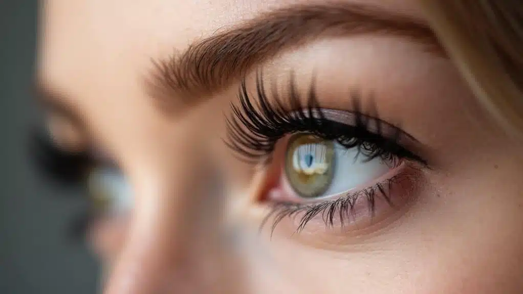 hochwertige Wimpernfärbung-Services