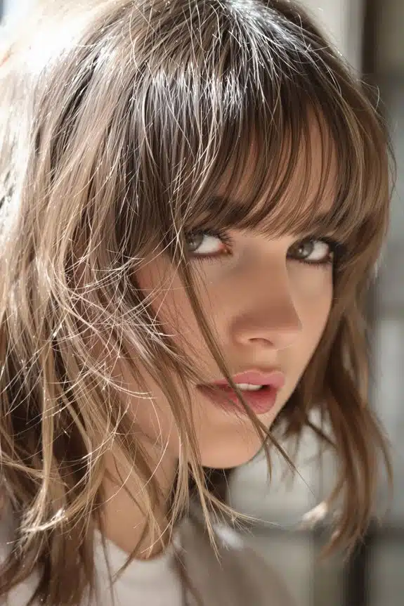 mühelose schmeichelhafte Fransen-Styles