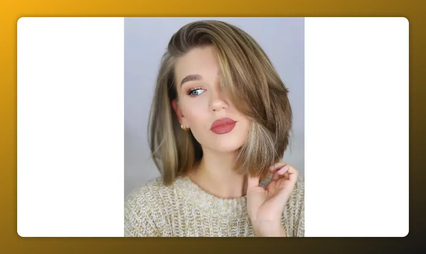 Hair Queens & Kings: Mittellanger Longcut mit seitlich fallender Partie und gesunden Spitzen Mittellanger Longcut mit seitlich fallender Partie und gesunden Spitzen